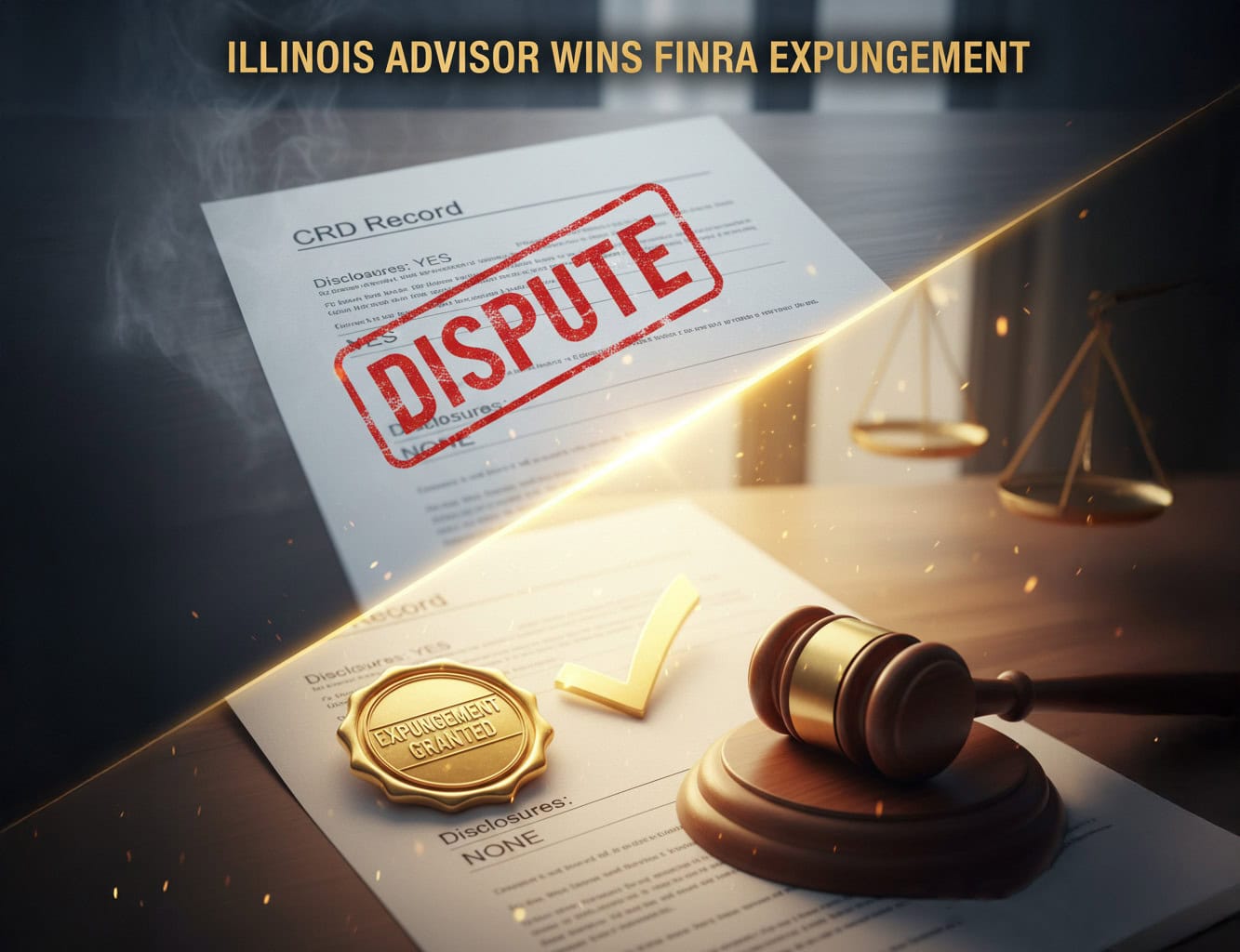 Featured image for “Illinois Advisor Secures Expungement of Customer Dispute in FINRA Arbitration”