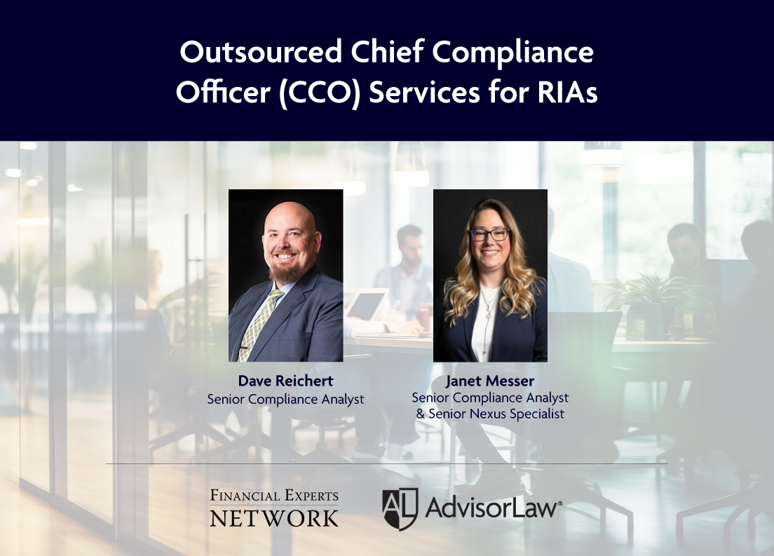 Featured image for “CE Credit Course: Outsourced CCO (OCCO) Services for RIAs”